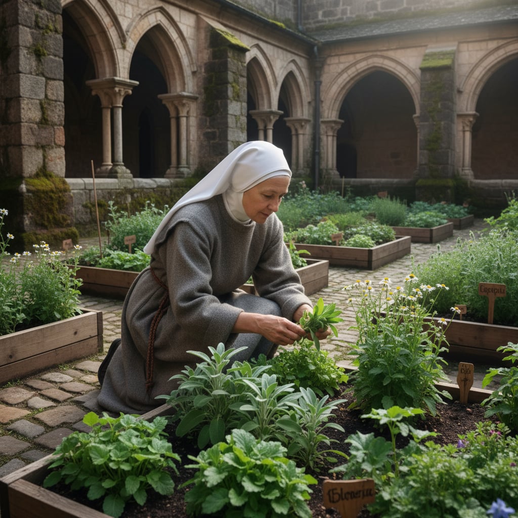 Middeleeuwse kruidentuinen: hoe abdissen geneeskrachtige planten cultiveerden en gebruikten